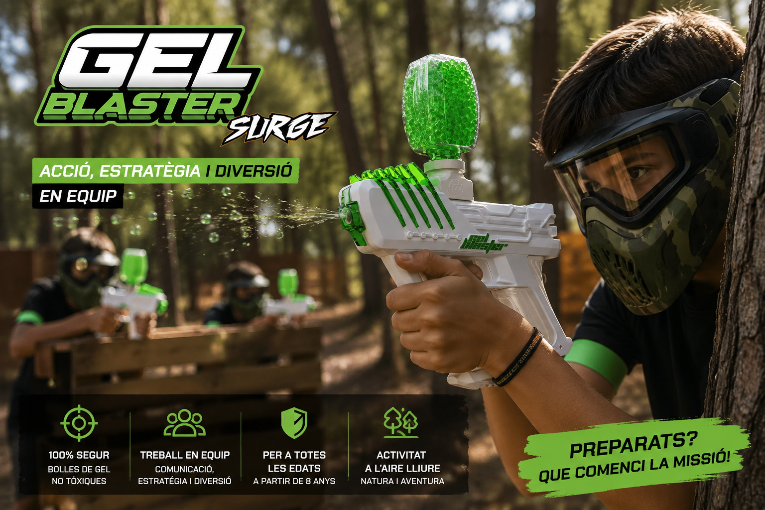 Gel Blaster Combat para escuelas y casales